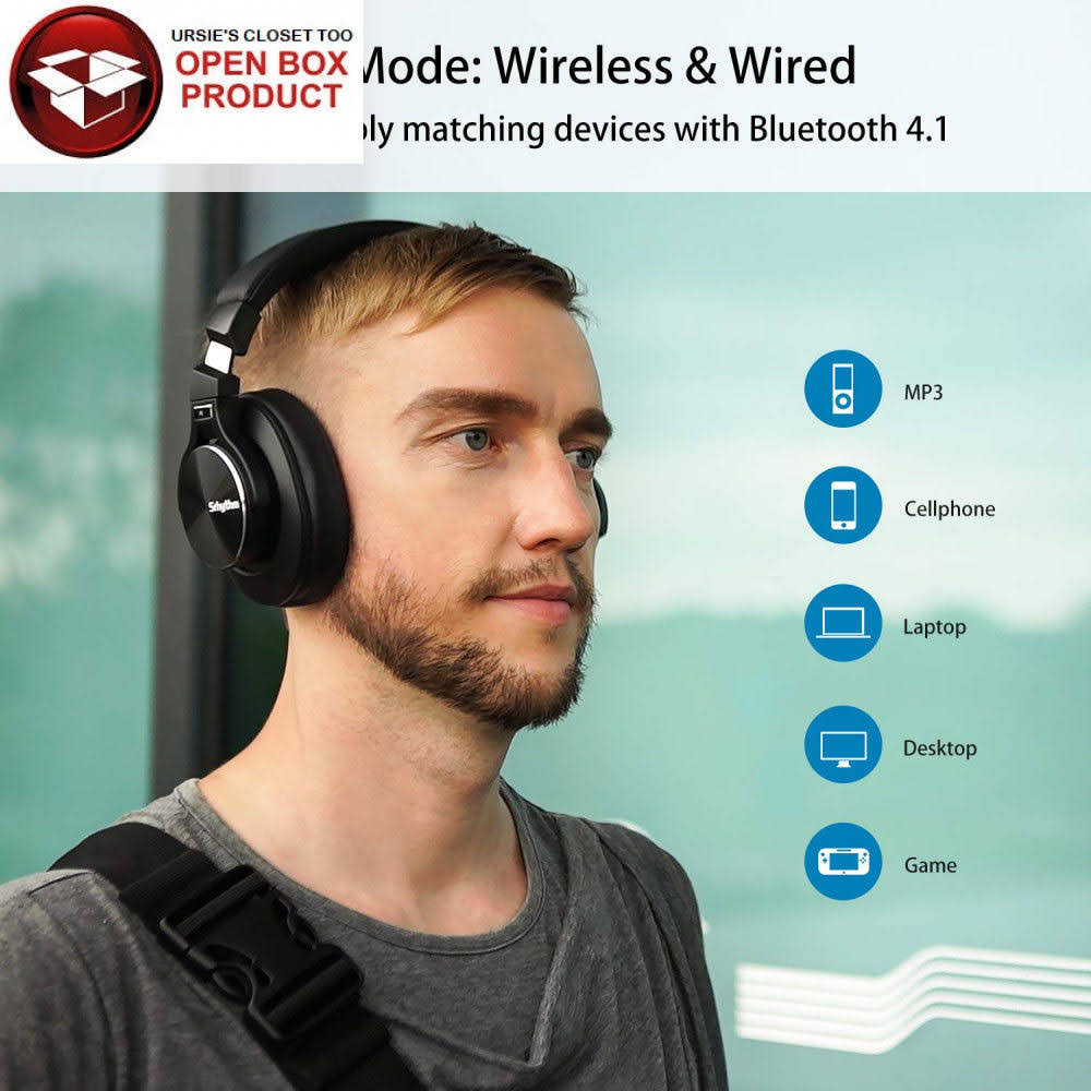 Active Noise Cancelling Bluetooth Headphones with Microphone X346