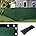 Black 6' x 50' Fence Privacy Screen with Grommets V4345