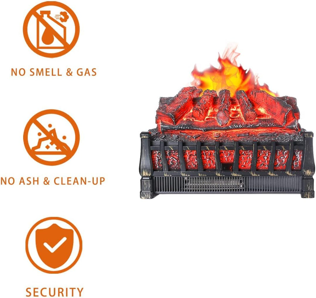 21in Electric Fireplace Inserted Heater B533399