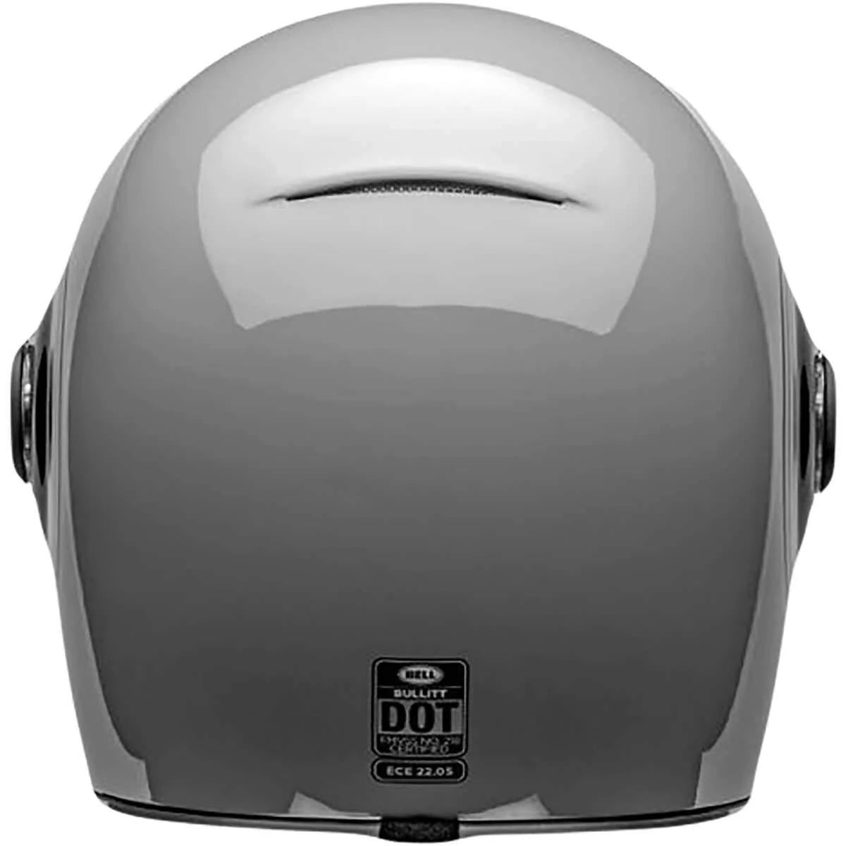 Large Flow Gloss Gray Black Helmet T928