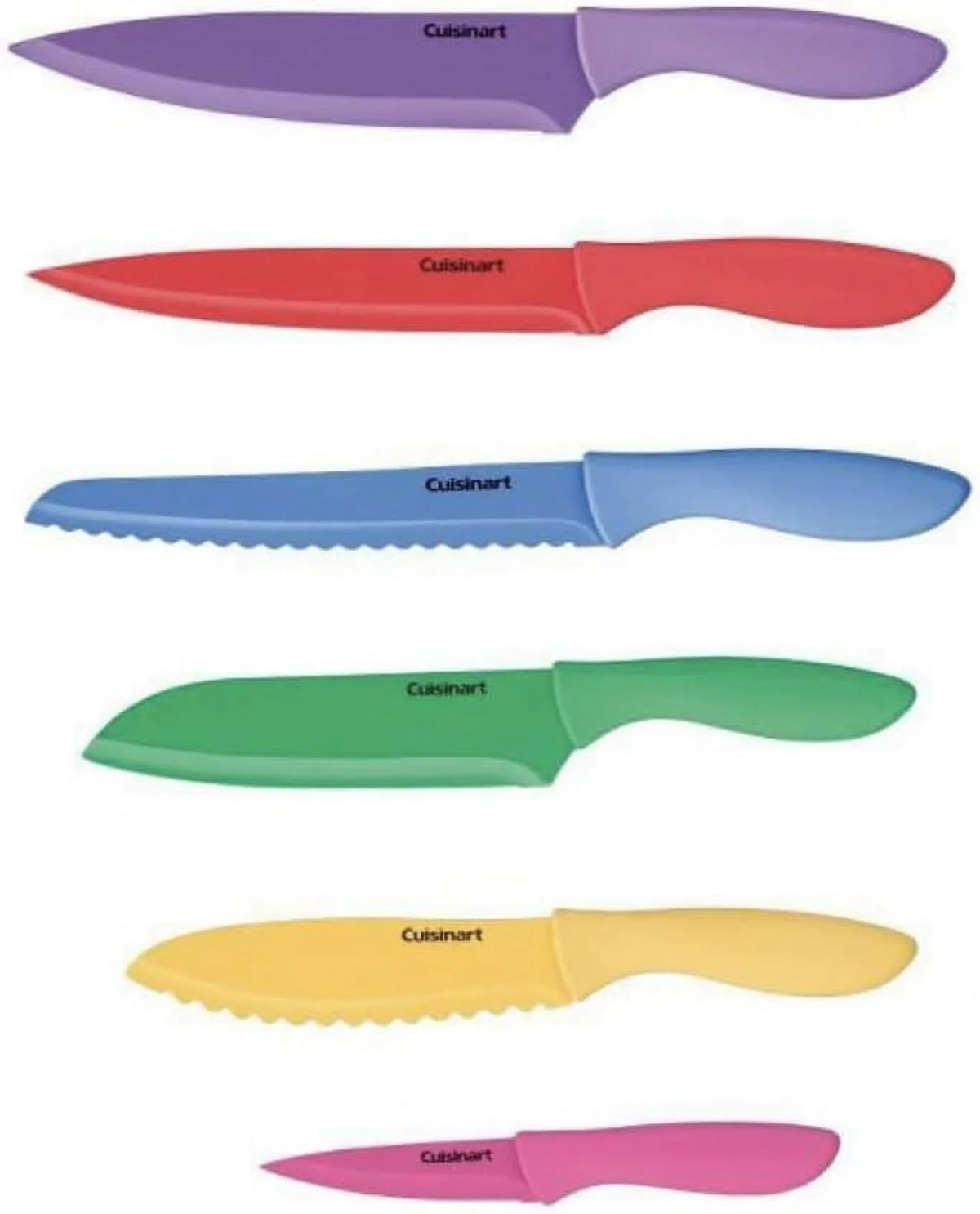 12pc Ceramic-Coated Knife Set L14358