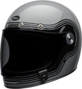 Large Flow Gloss Gray Black Helmet T928