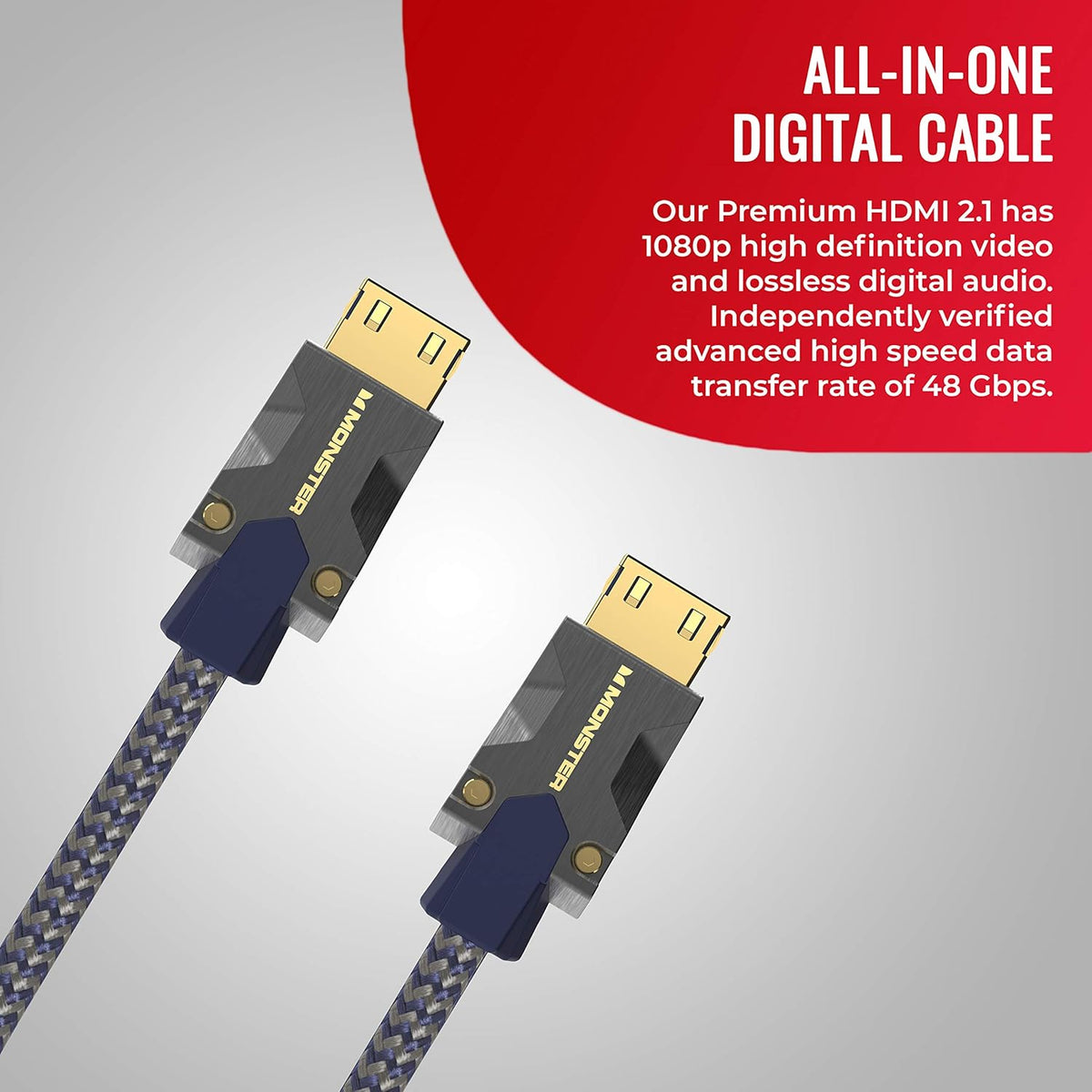 High Speed HDMI Cable 8K 60Hz 48 Gbps 1.5 Meters G938897