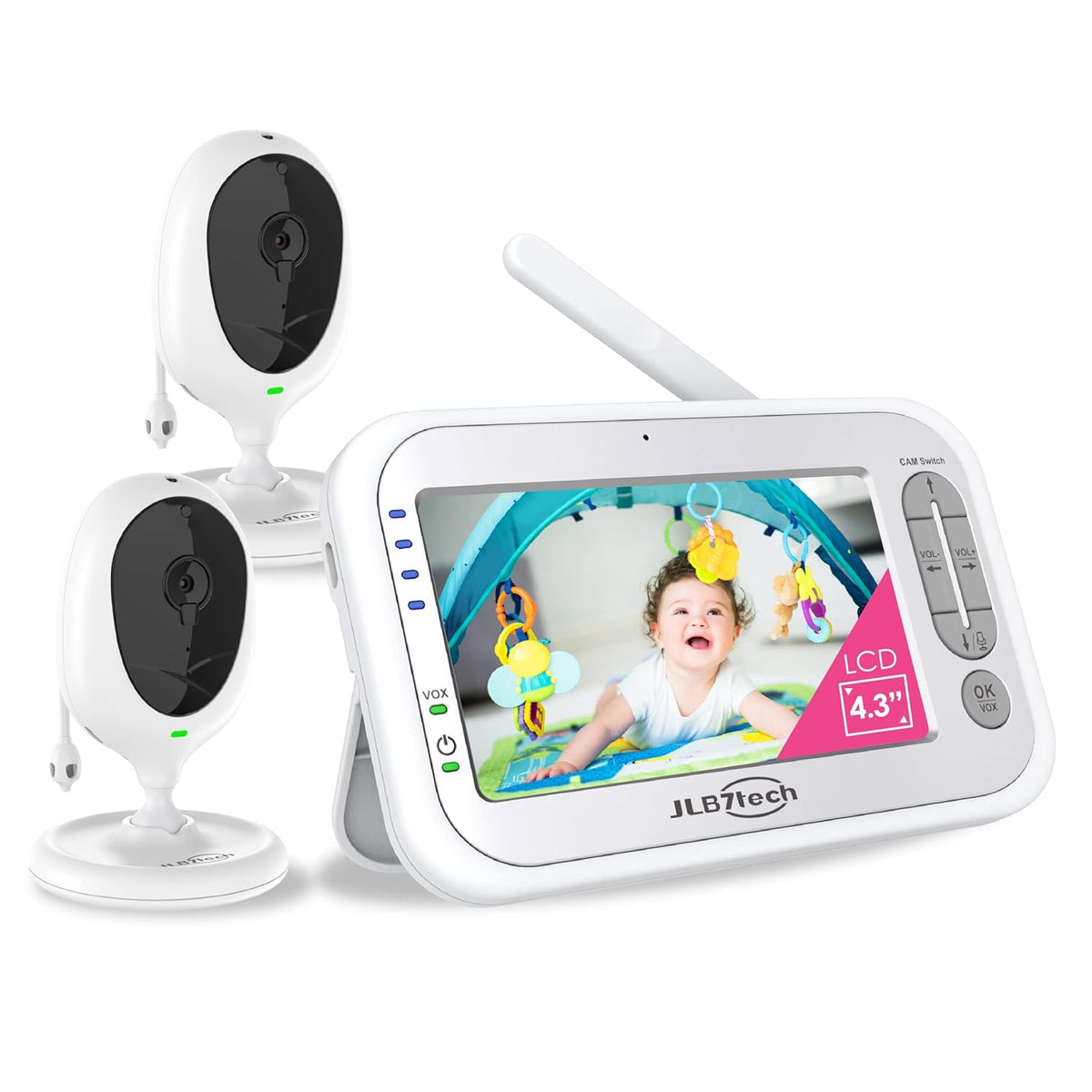 Video Baby Monitor with 2 Digital Cameras X224