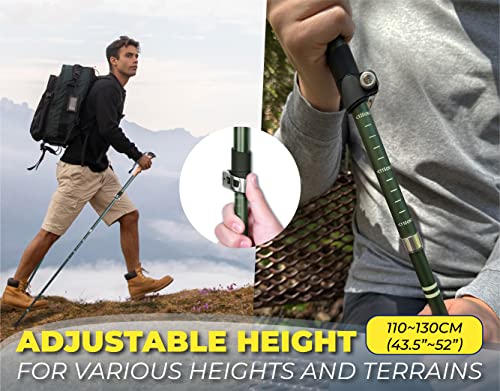 Collapsible Trekking Pole (1pc) Lightweight Walking Stick U9748