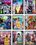 Set of 9 Unframed 8"x10" Basketball Sports Poster F88357
