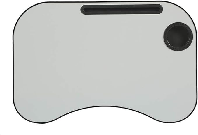 Gray Foldable Laptop Table with Cup Holder J60716