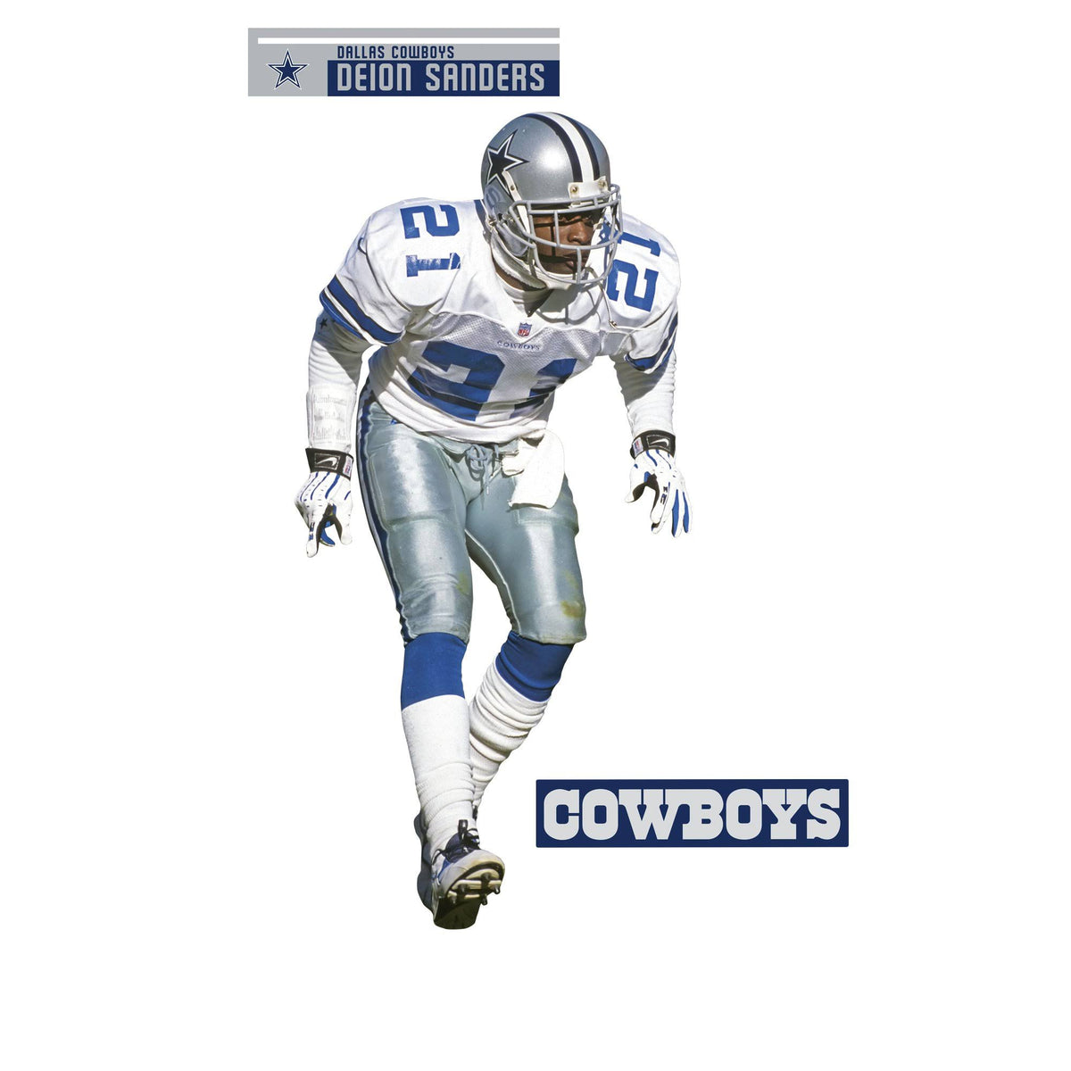 Removable Wall Decal Giant Athlete + 2 Wall Decals J5348