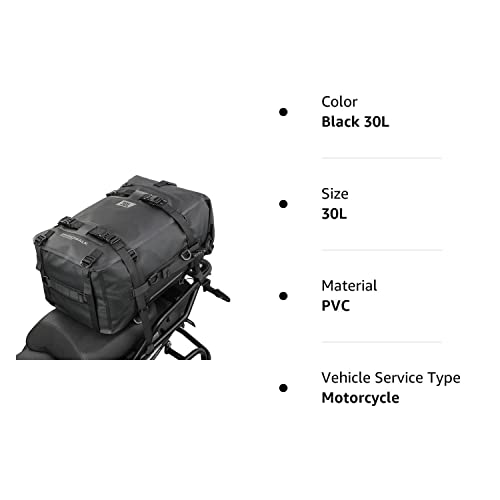 Motorcycle Tail Bag Waterproof Saddle Pannier Bag M663108