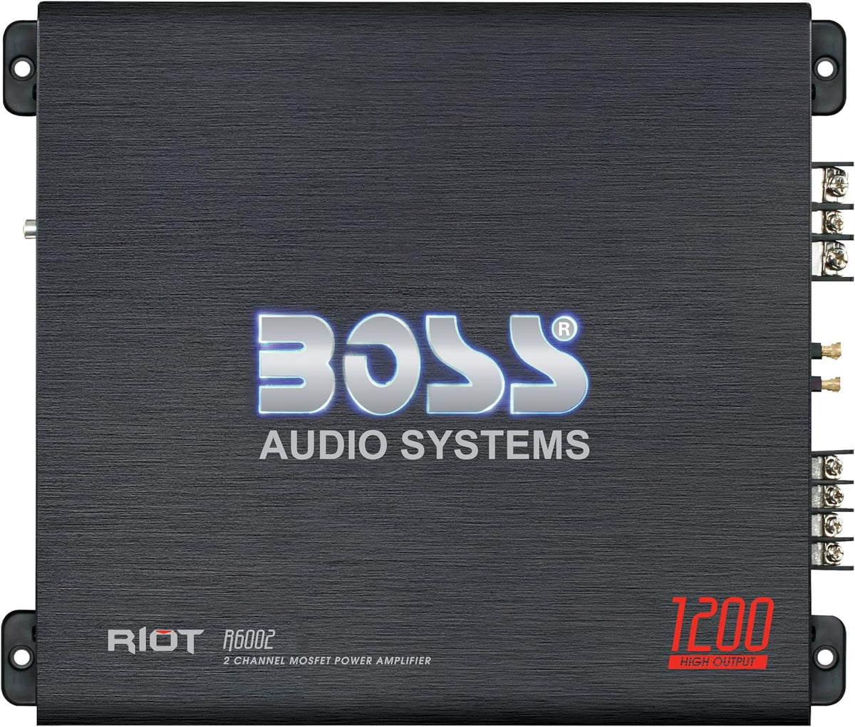 1200 High Output 2 Channel Class A/B Car Audio Stereo Amplifier O882209