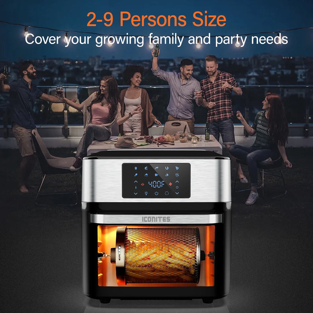 20 Quart 1800W Air Fryer Toaster Oven Y2215