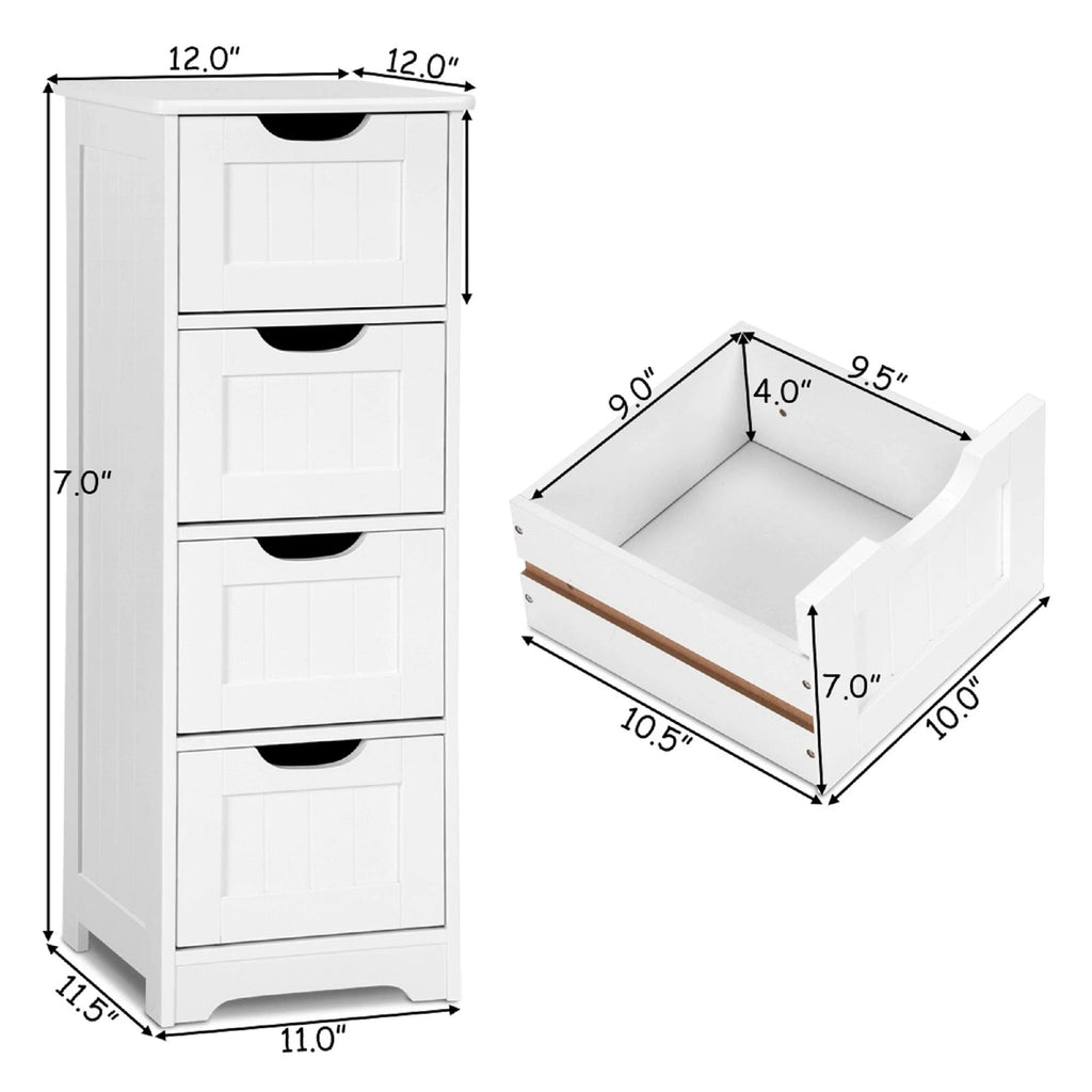 4 Drawers Bathroom Cabinet N264