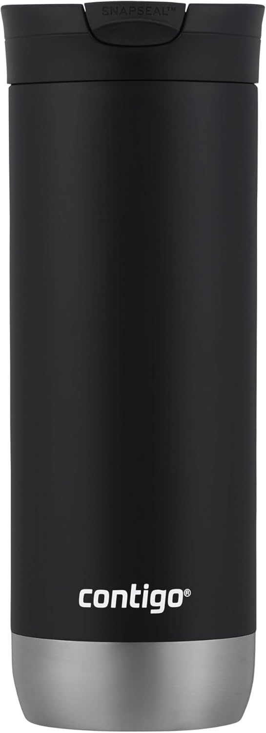 16oz Vacuum Insulated Stainless Steel Travel Mugs with Leak-Proof Lids X871