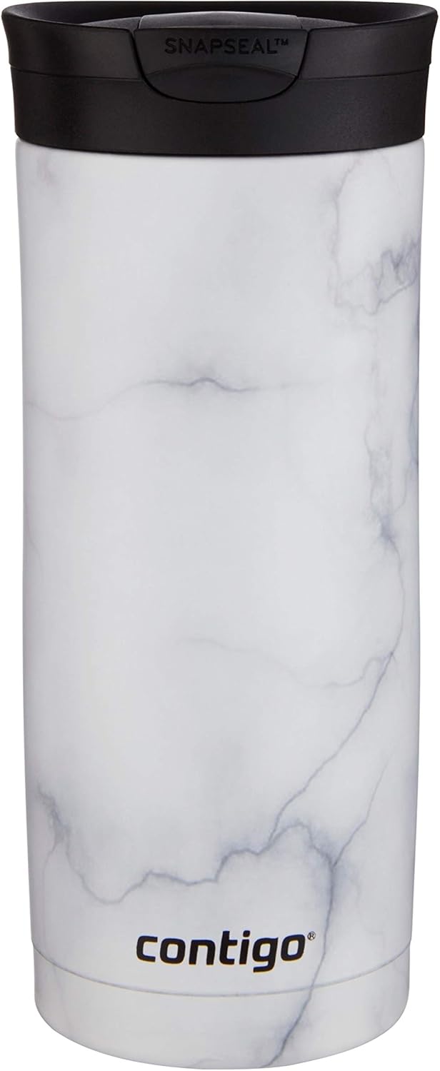 16oz Vacuum Insulated Stainless Steel Travel Mugs with Leak-Proof Lids X871