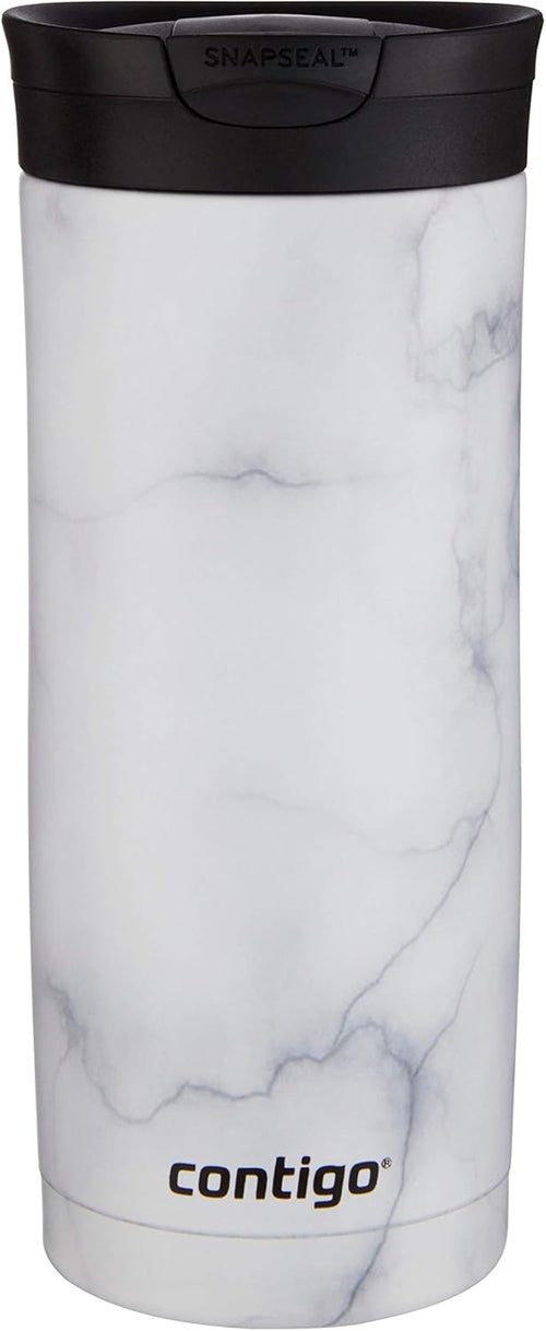 16oz Vacuum Insulated Stainless Steel Travel Mugs with Leak-Proof Lids X871