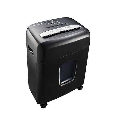 6 Sheet Micro Cut Paper Shredder, Black Q20818