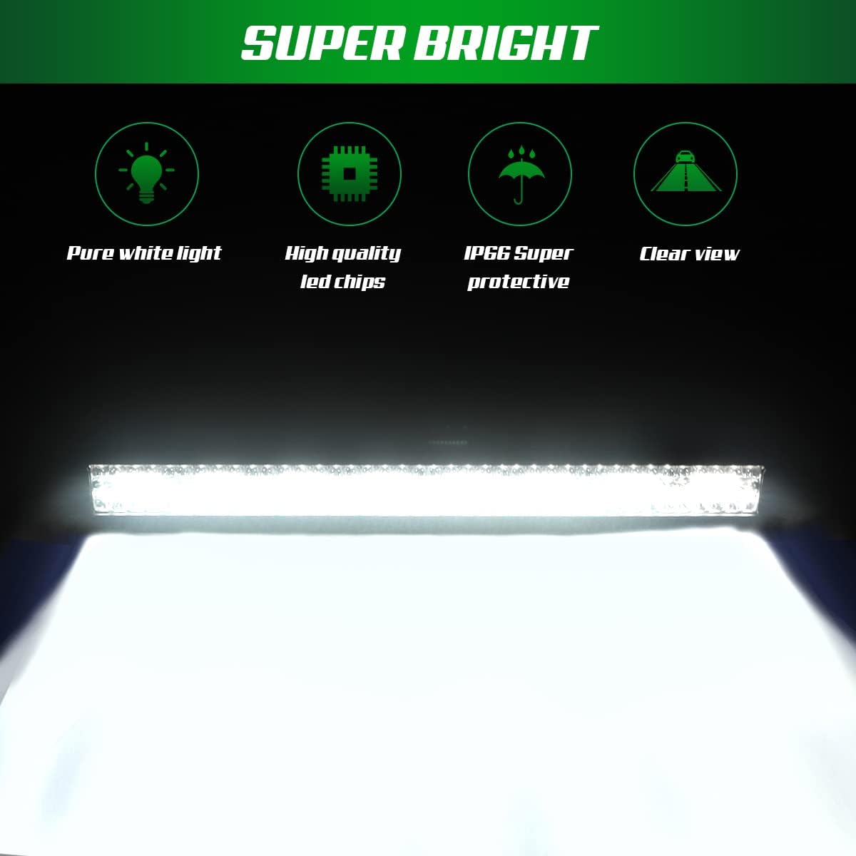 52 inch Triple Row LED Light Bar 6000K T65021