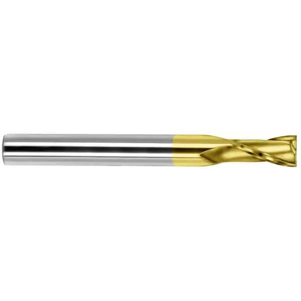 2 Flute Square End Long Reach End Mill, Titanium Carbonitride Coating G322413