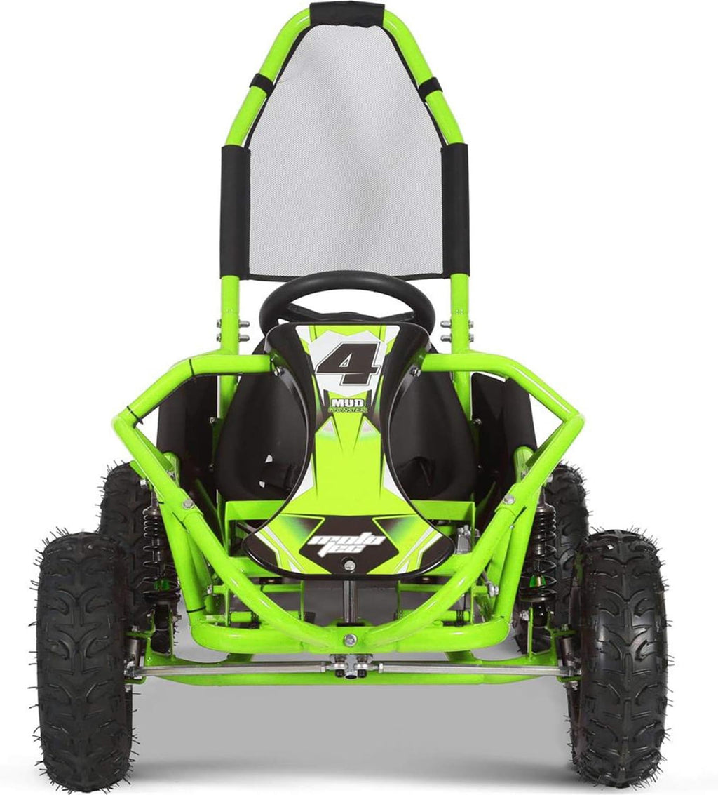 98cc Full Suspension Green Go Kart Y898