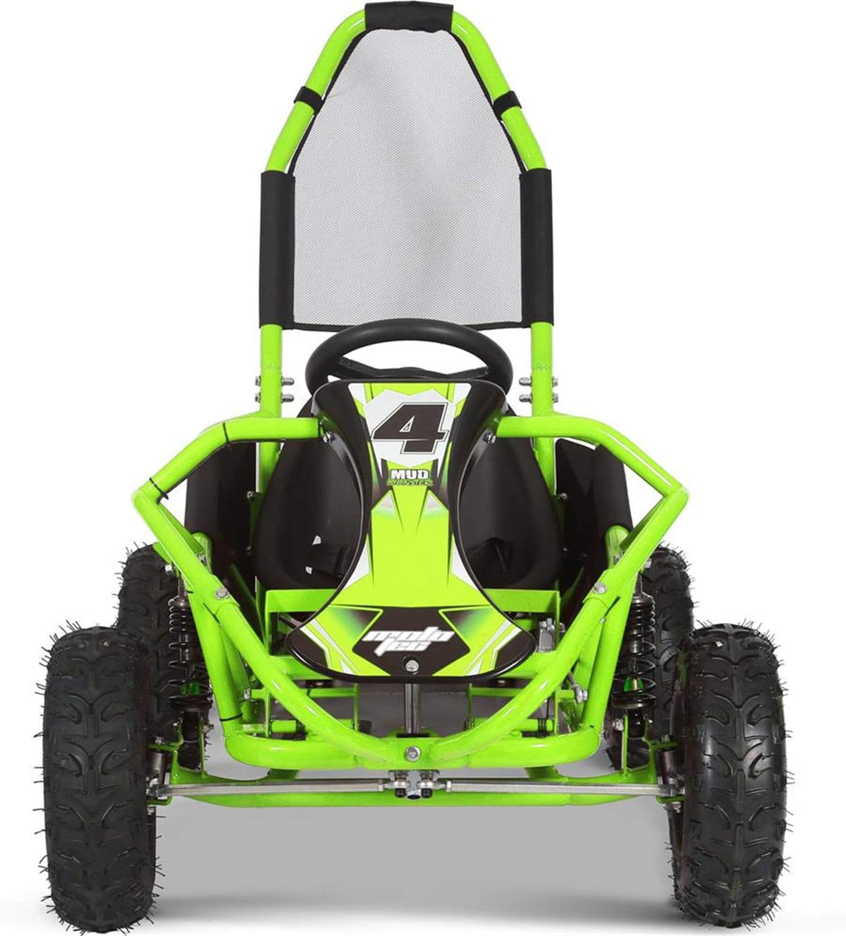98cc Full Suspension Green Go Kart Y898