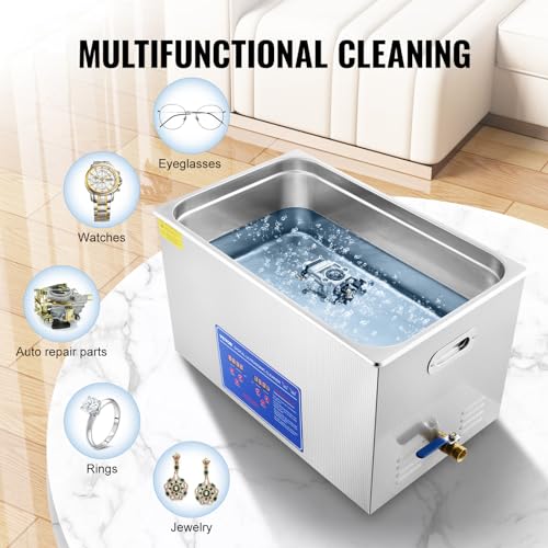 30L Industrial Ultrasonic Cleaner with Digital Timer Heater 40kHz 1100W K94359