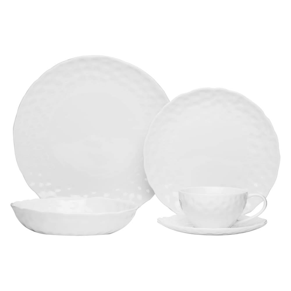 White Marble Salad Plate Set of 6 F764089