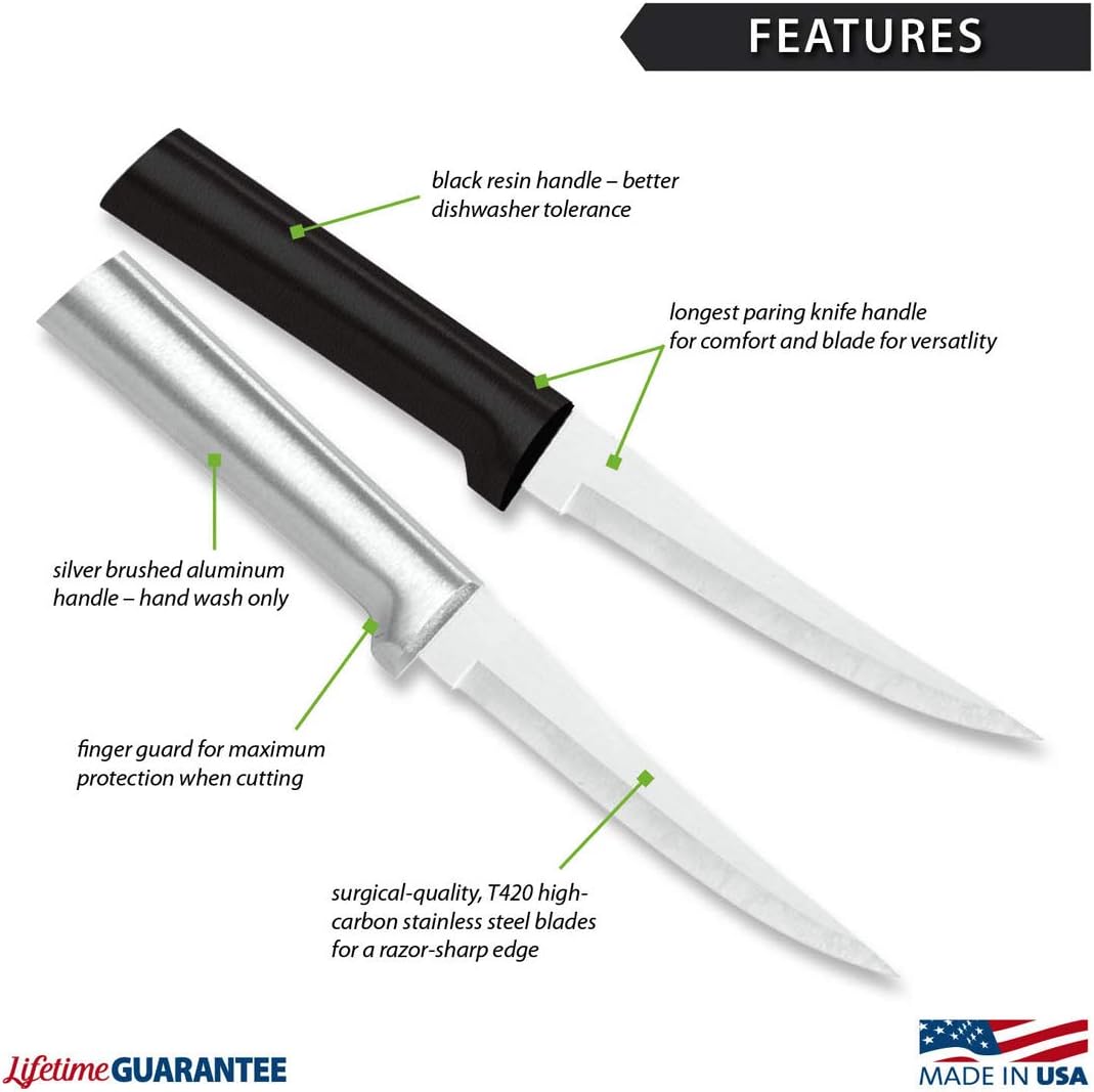 Stainless Steel Paring Knife, 2 Pack N299