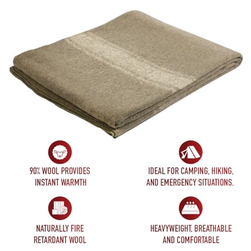 European Surplus Style Wool Blanket G489659