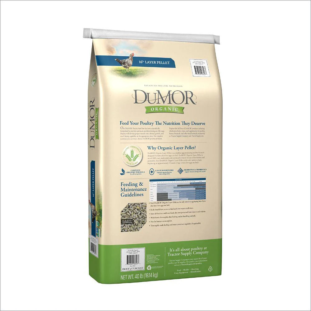 Organic 16% Layer Pellet Chicken Feed, 40 lb. B3431