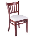 Mahogany Vertical Side Chair Set of 2 F709960