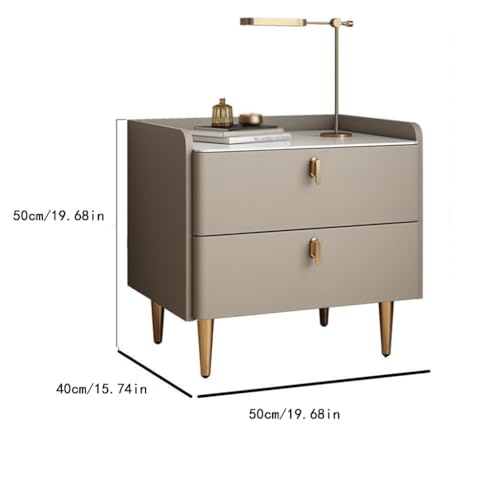 double layer minimalist bedside cabinet H286294
