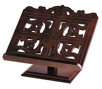 Carved Wood Bible Stand P191