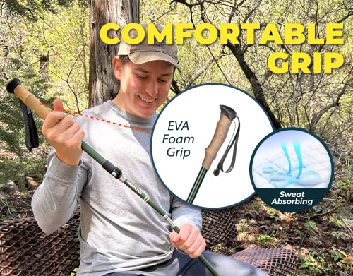 Collapsible Trekking Pole (1pc) Lightweight Walking Stick U9748