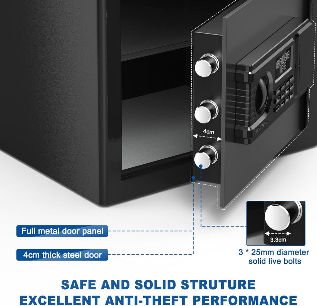Small Steel Safe Box with LCD Digital Screen Y916193