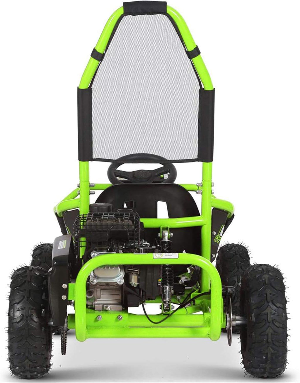 98cc Full Suspension Green Go Kart Y898