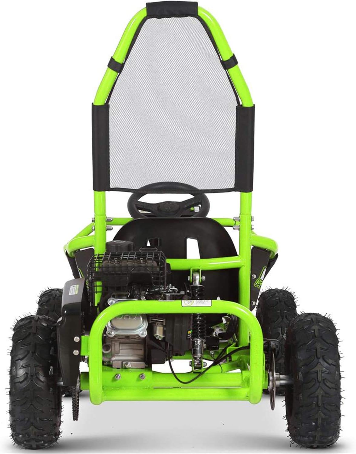 98cc Full Suspension Green Go Kart Y898