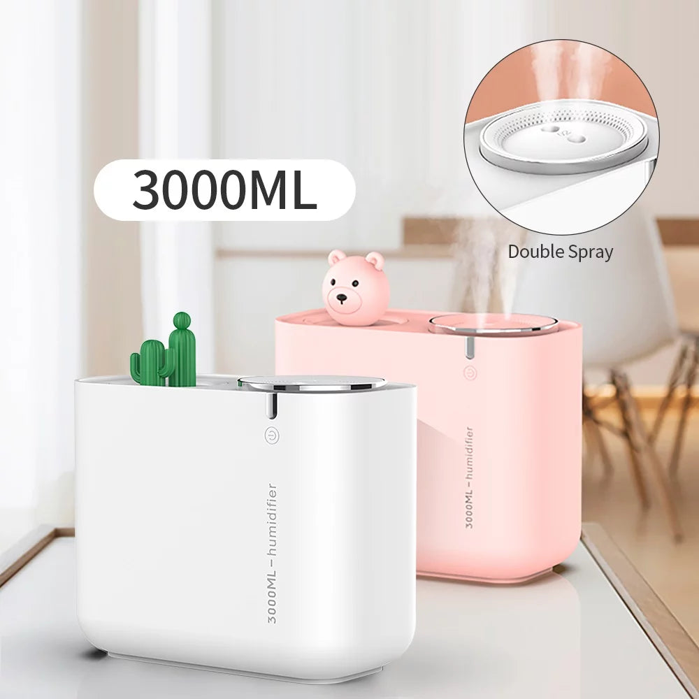 Orange Ultrasonic Humidifier 3L Water Tank M97416
