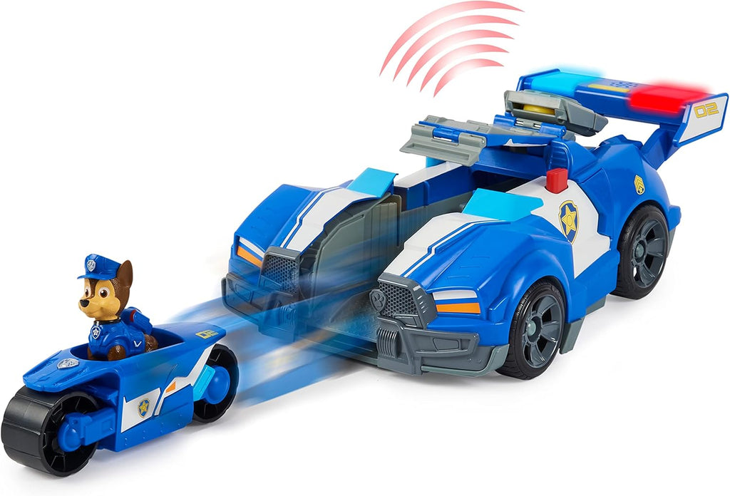 2-in-1 Transforming Toy Car with Motorcycle, Lights, Sounds and Action Figure B834