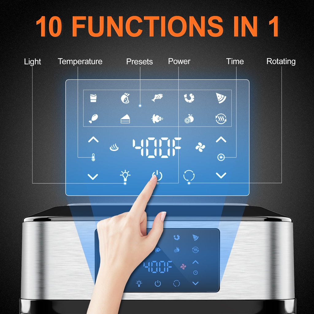 20 Quart 1800W Air Fryer Toaster Oven Y2215
