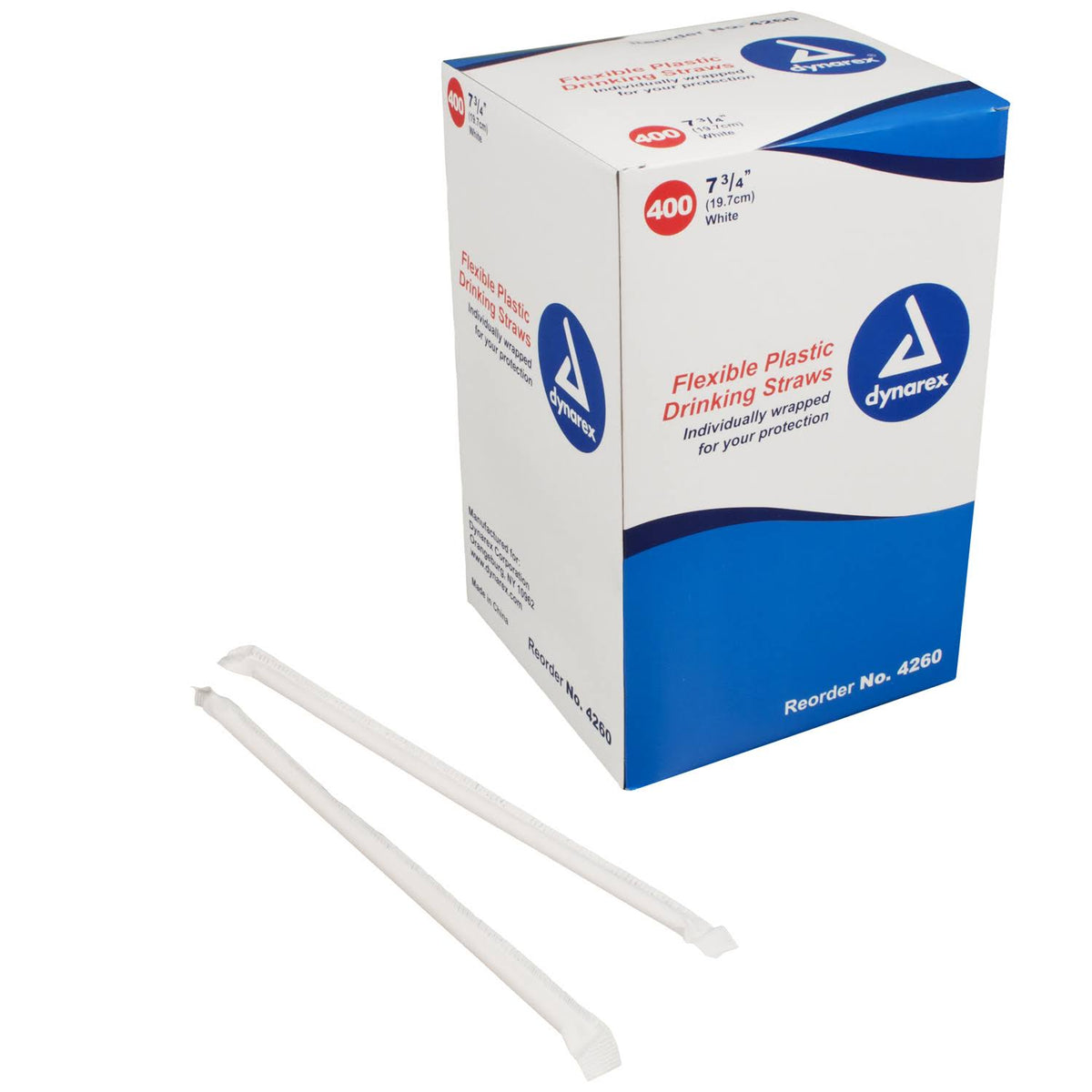 Flex Straws 7 3/4x22 25/400/Case R760657