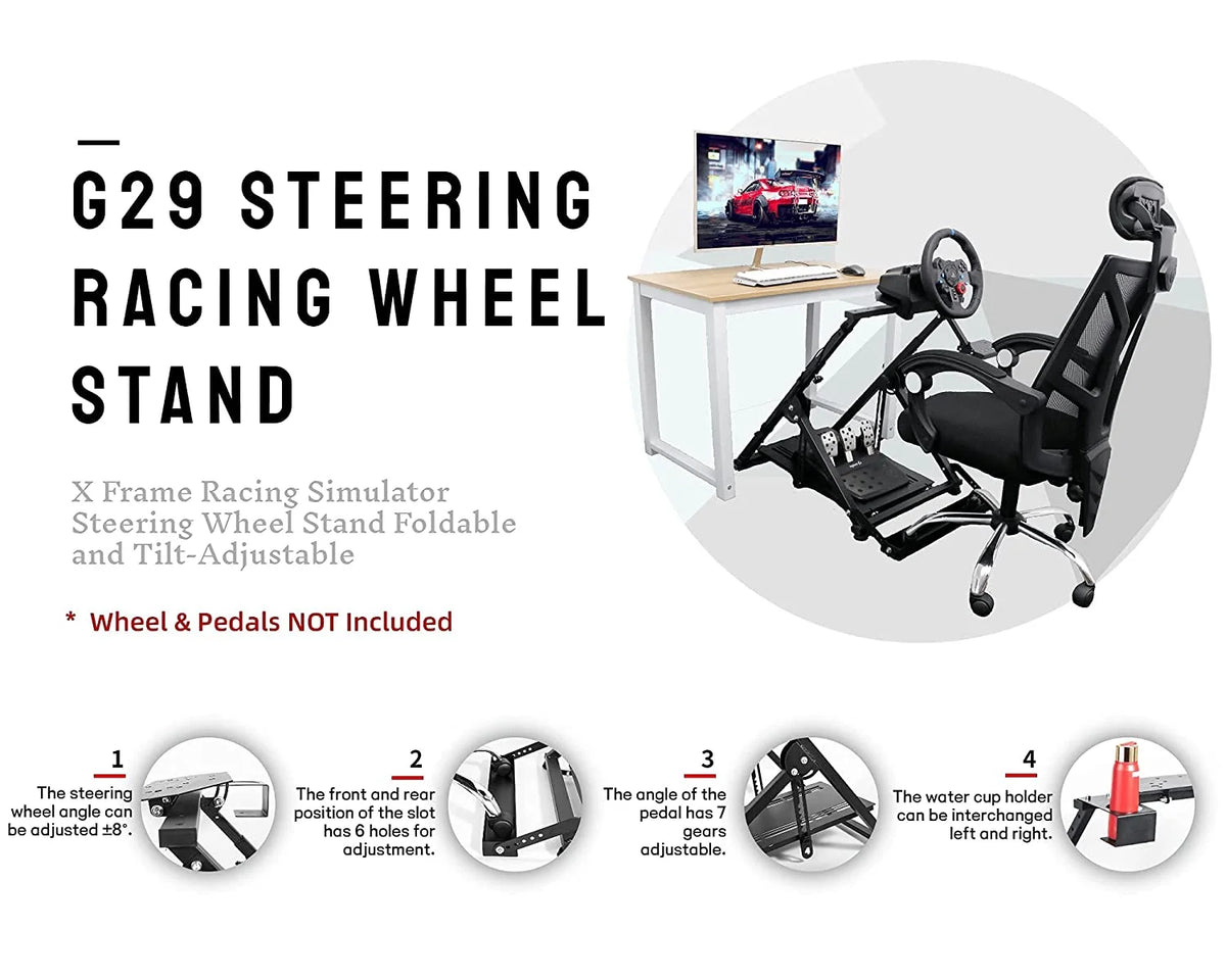 Racing Game Steering Wheel Stand J515