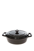 Cast Iron Covered Casserole Dish E834
