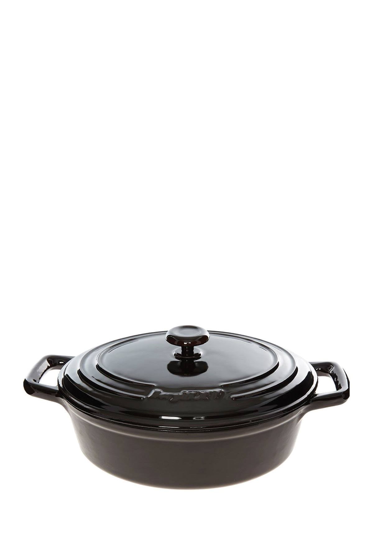 Cast Iron Covered Casserole Dish E834
