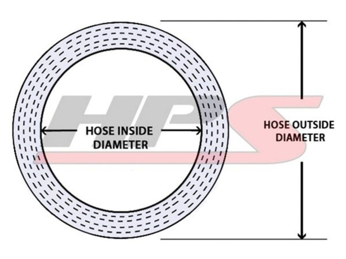 10 Feet Red Reinforced Silicone Heater Hose V987