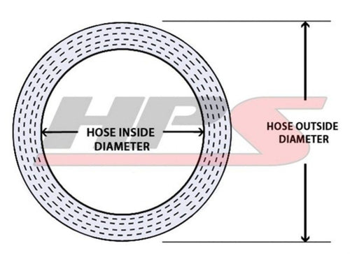 10 Feet Red Reinforced Silicone Heater Hose V987