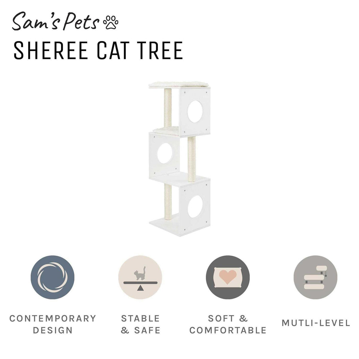 White Cat Tree K327727