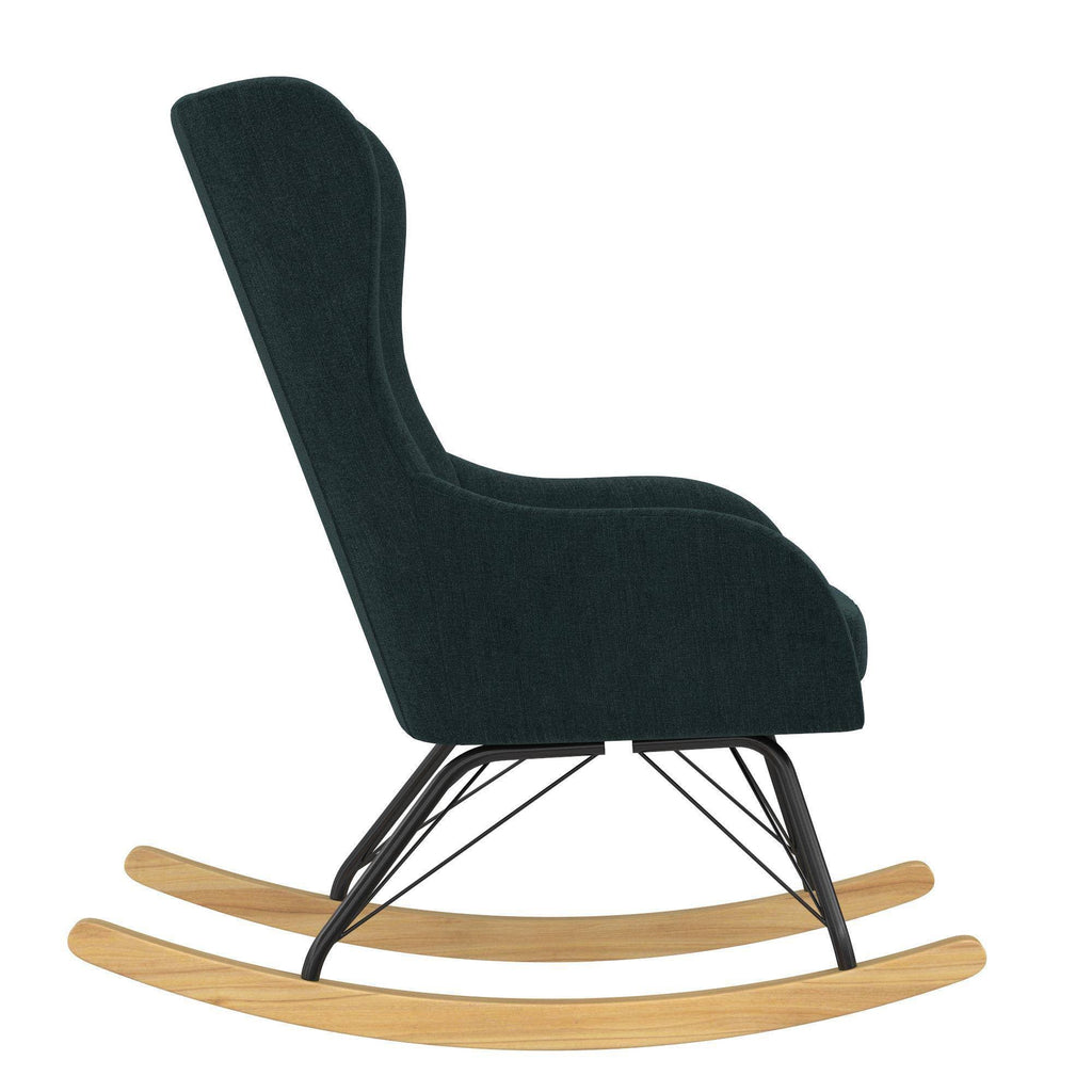 Blue Wingback Rocker Z944000