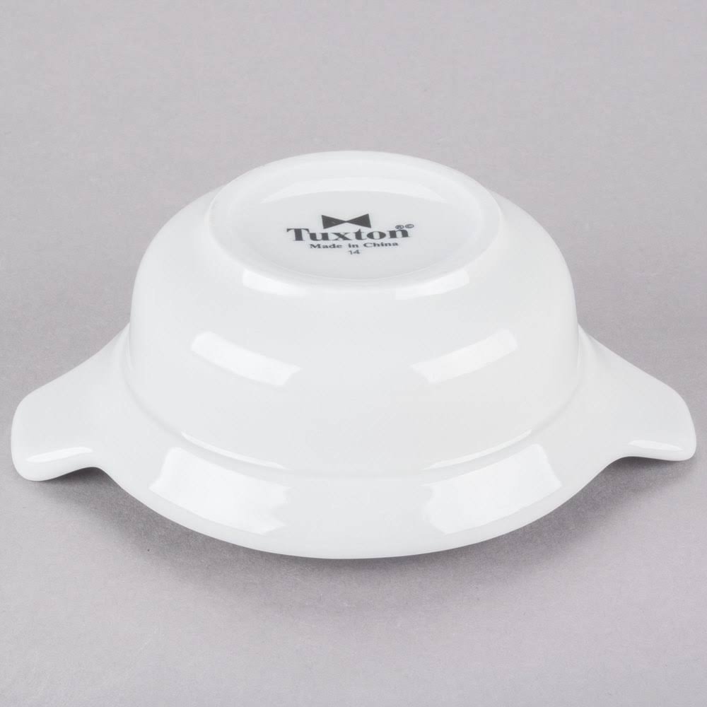 8 oz Porcelain White Casserole Q8545
