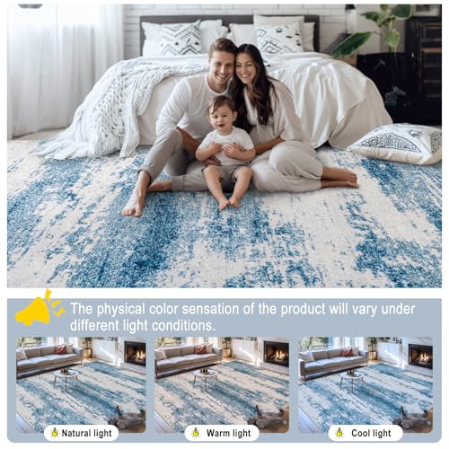 8x10 Washable Non-Slip Area Rug O316