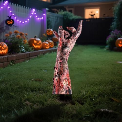 5 Pack Halloween Zombie Arm Yard Stakes H8896